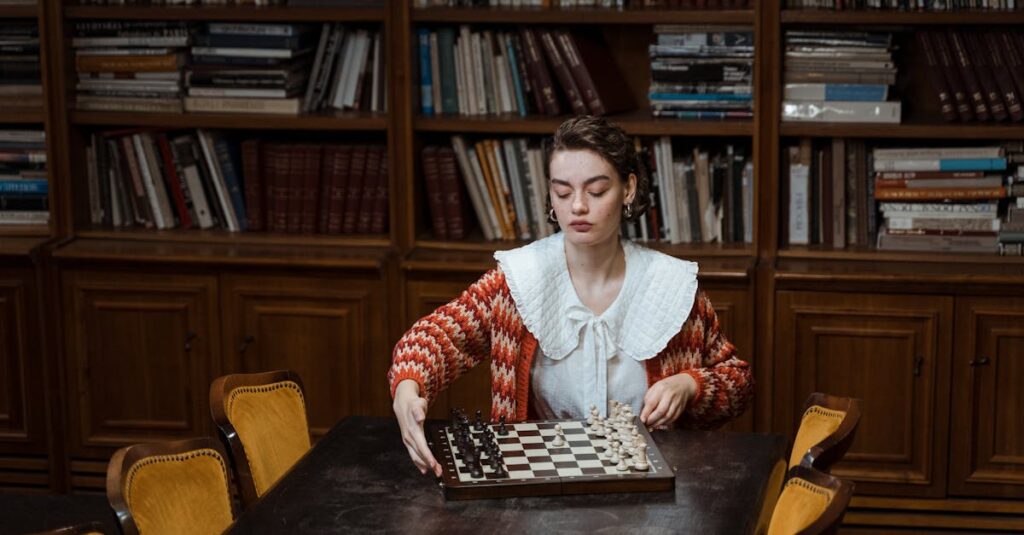 ロジカルに話す英語力の重要性を表現した図や会議のシーン