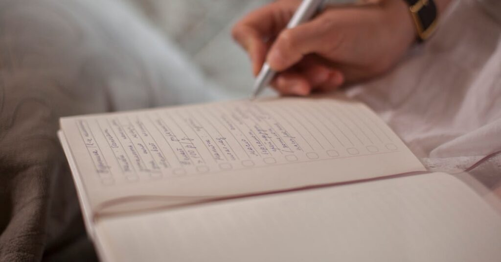 日常生活の中に学習スケジュールを組み込んでいる様子。毎日少しずつ学ぶ習慣を持つことの重要性を表現。