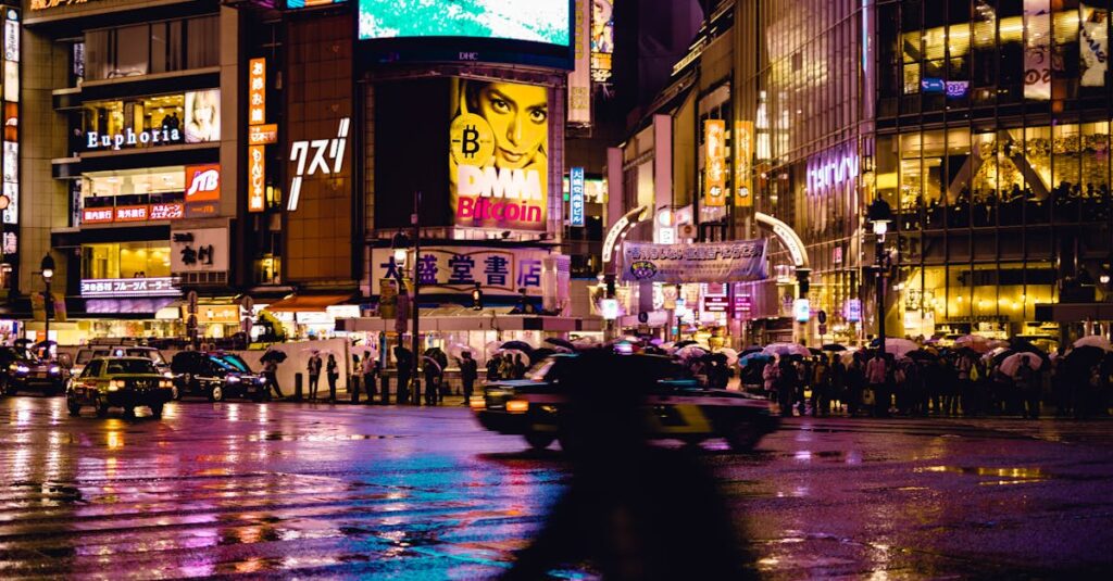 渋谷の住所を利用することで得られるビジネス上の信用と次のステージへの飛躍を表現するイメージ