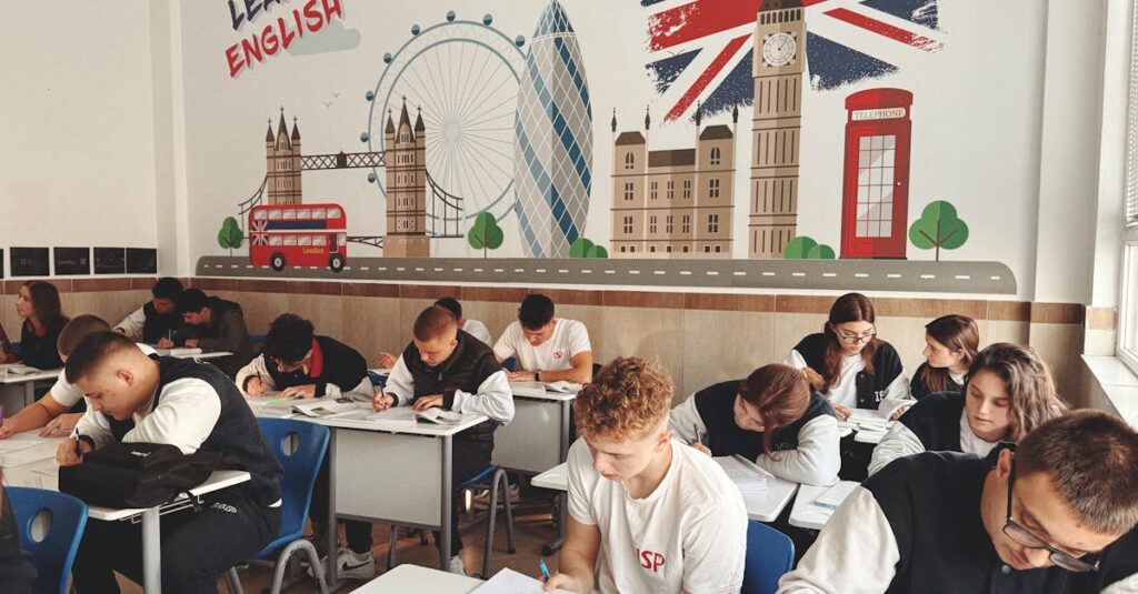 英語学習の目的やゴールを明確に設定する重要性を示した図