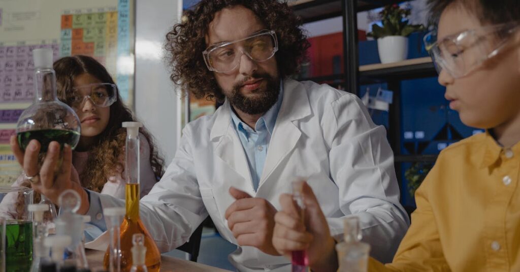 科学的アプローチで英語を学習するプロセス図。第二言語習得理論やPDCAサイクルを示すイラスト。