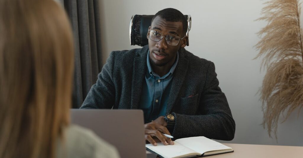 転職エージェントに高評価を付ける求職者の様子