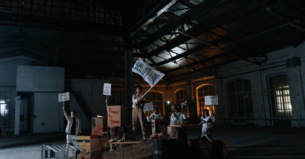 行動を変えることで未来が変わる様子を示すビジュアル。前に踏み出す勇気が未来を切り開くというメッセージが伝わる。