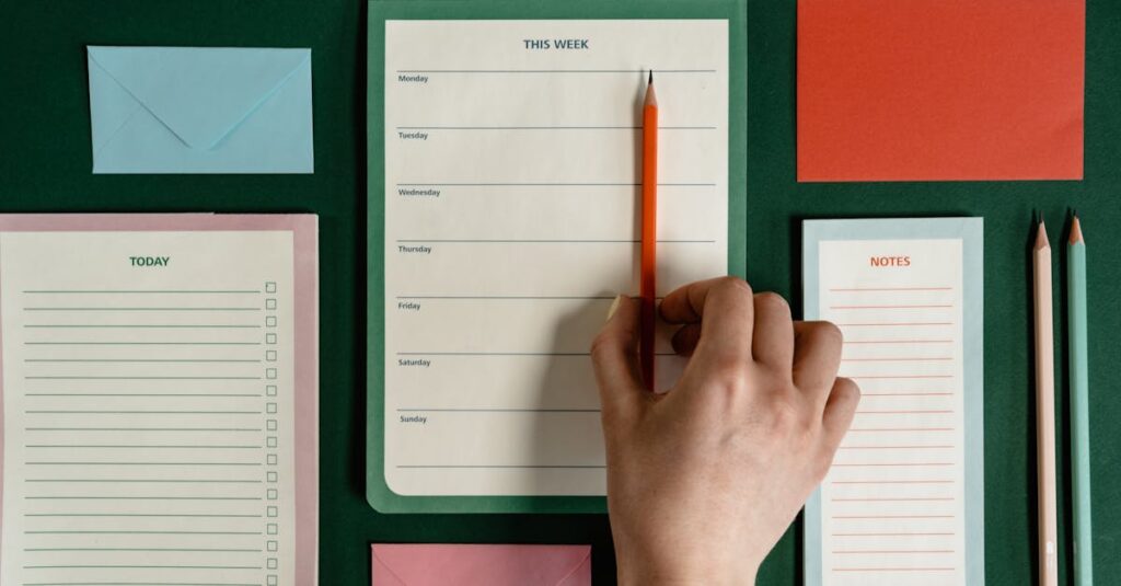 英語学習における時間管理とモチベーション維持を支援するイメージ図。アプリでの進捗管理やフィードバックの様子。