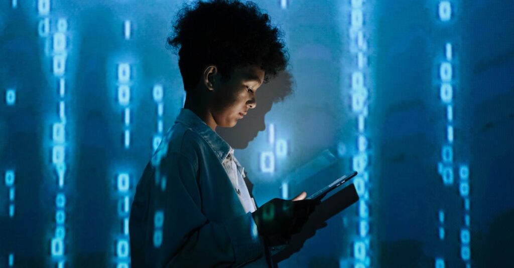 教育を通じて人生を変えるFast campusのイメージ。受講者が自信を持って前進する姿が表現されている。